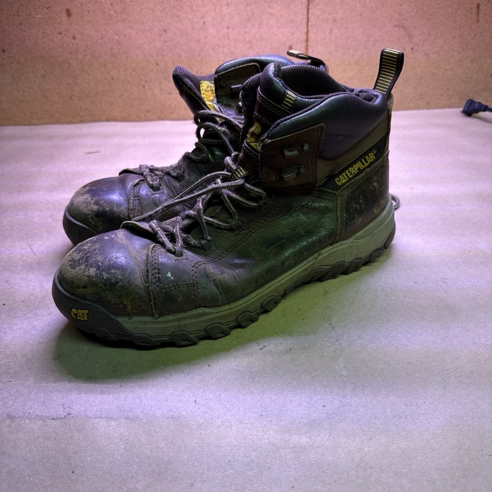 CAT Caterpillar Work Boots – Steel Toe – Size 10 US – Still Alive 😂